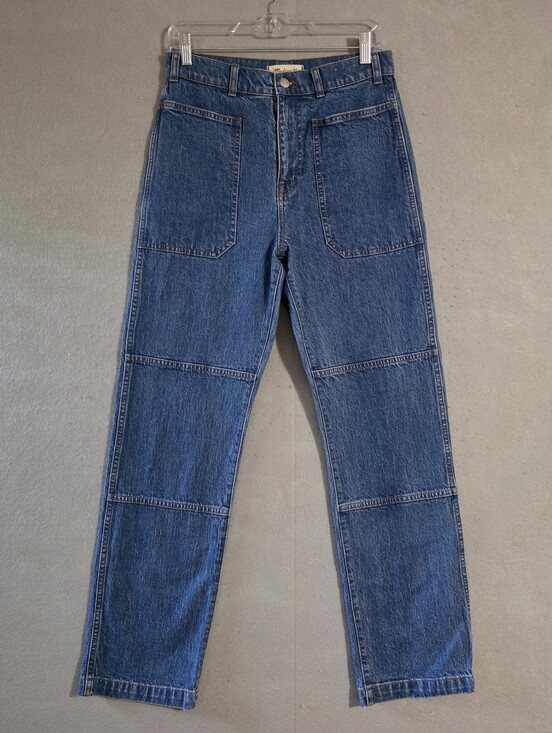 Madewell Denim - NWOT Madewell Womens '90s High Rise Utility Straight Denim Jeans Size 28